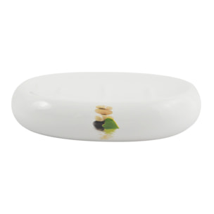 Ensemble 3 accessoires de salle de bain Céramique JAVA LINGGA Blanc MSV