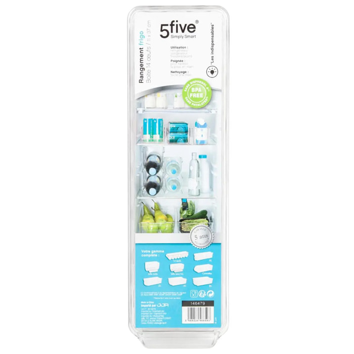 Rangement pour frigo "Smart Fridge" 14 oeufs