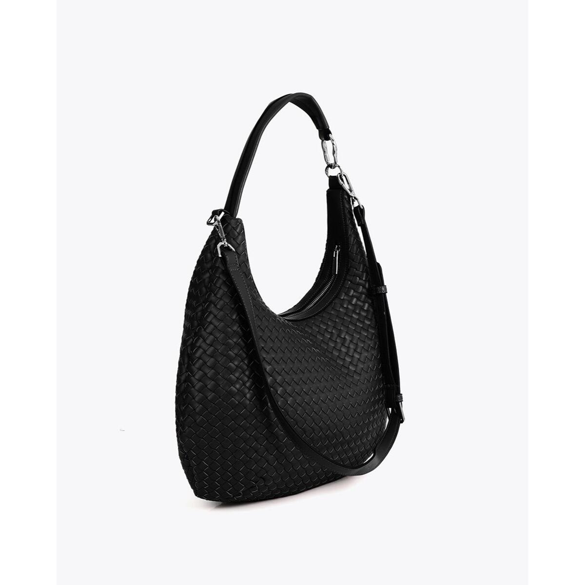 Borsa hobo intrecciata