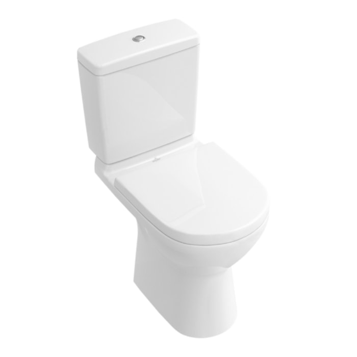 WC à poser sortie verticale VILLEROY & BOCH O.novo avec abattant frein de chute