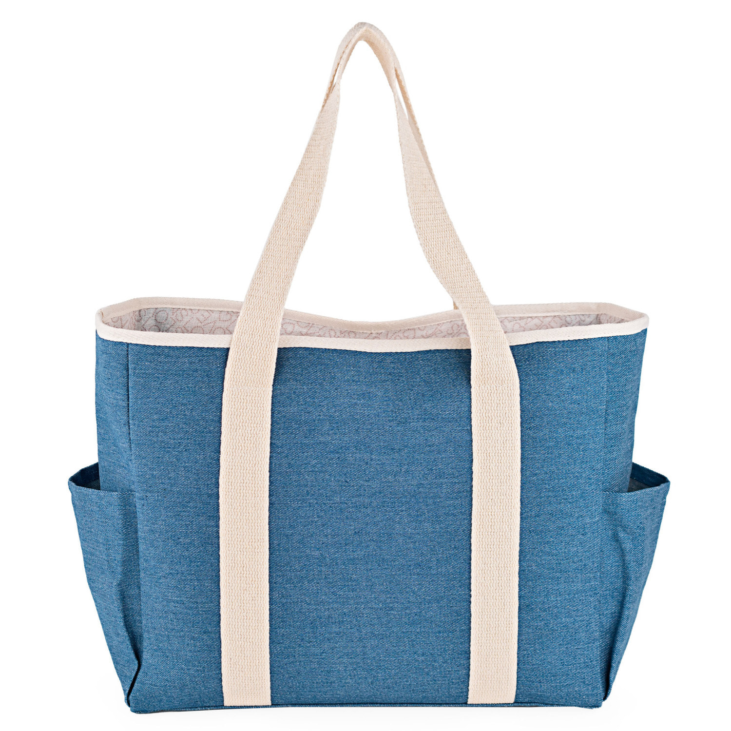 Bolso De Playa Lois Pfeiffer Azul Vaquero