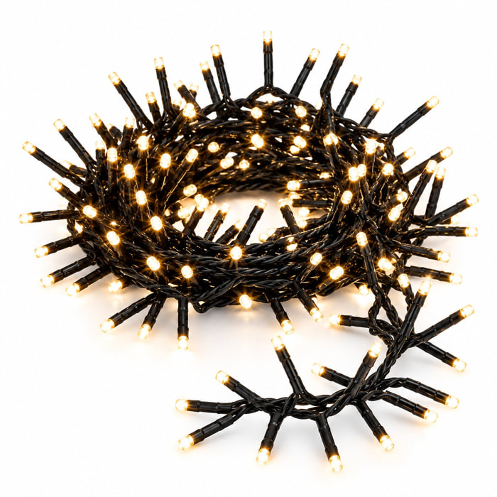 Clúster de 1512 Luces LED Blanco Cálido - 14 metros