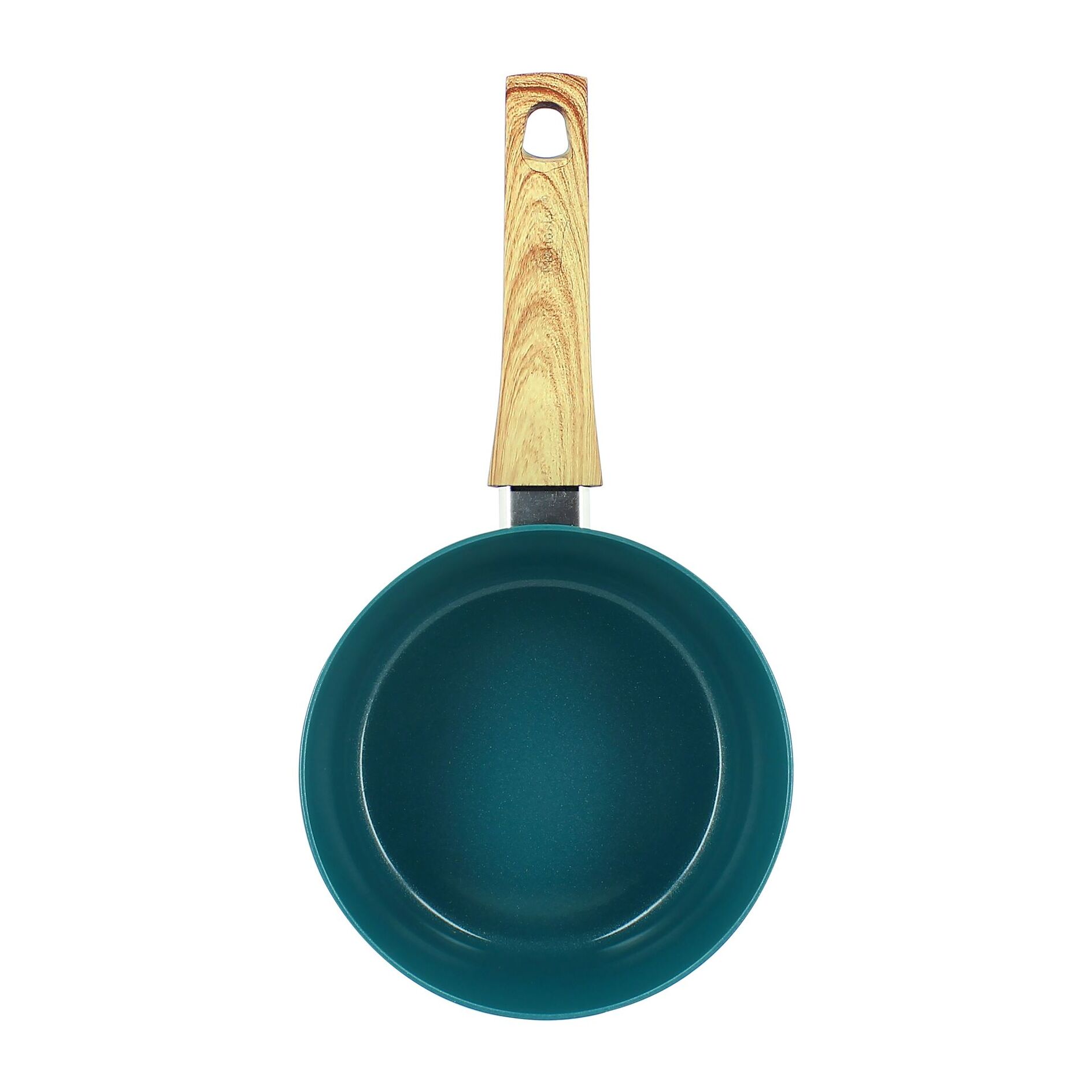 Casserole 16cm en aluminium recyclé bleu canard - tous feux COLORAMA