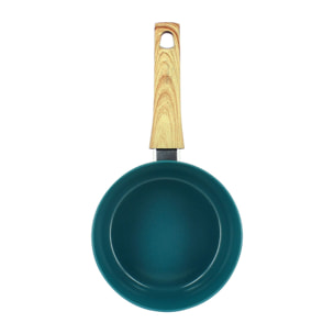 Casserole 16cm en aluminium recyclé bleu canard - tous feux COLORAMA