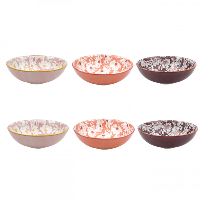 Lot de 6 assiettes creuses, OPHELIA