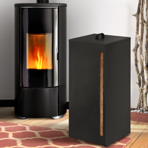 Réservoir à granules et pellets noir 55kg