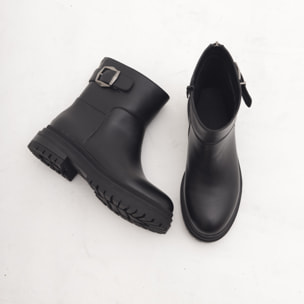 STIVALETTO CINTURINO NERO