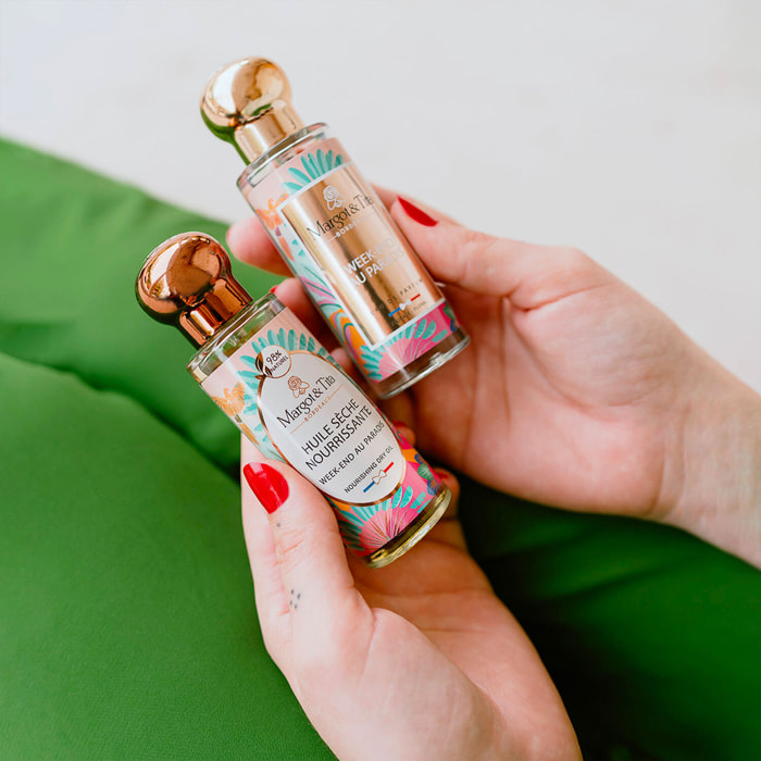 Week-End Au Paradis - Coffret Huile Séche 30 ml et Parfum 30 ml