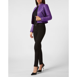 PHILIPP PLEIN Leather Biker