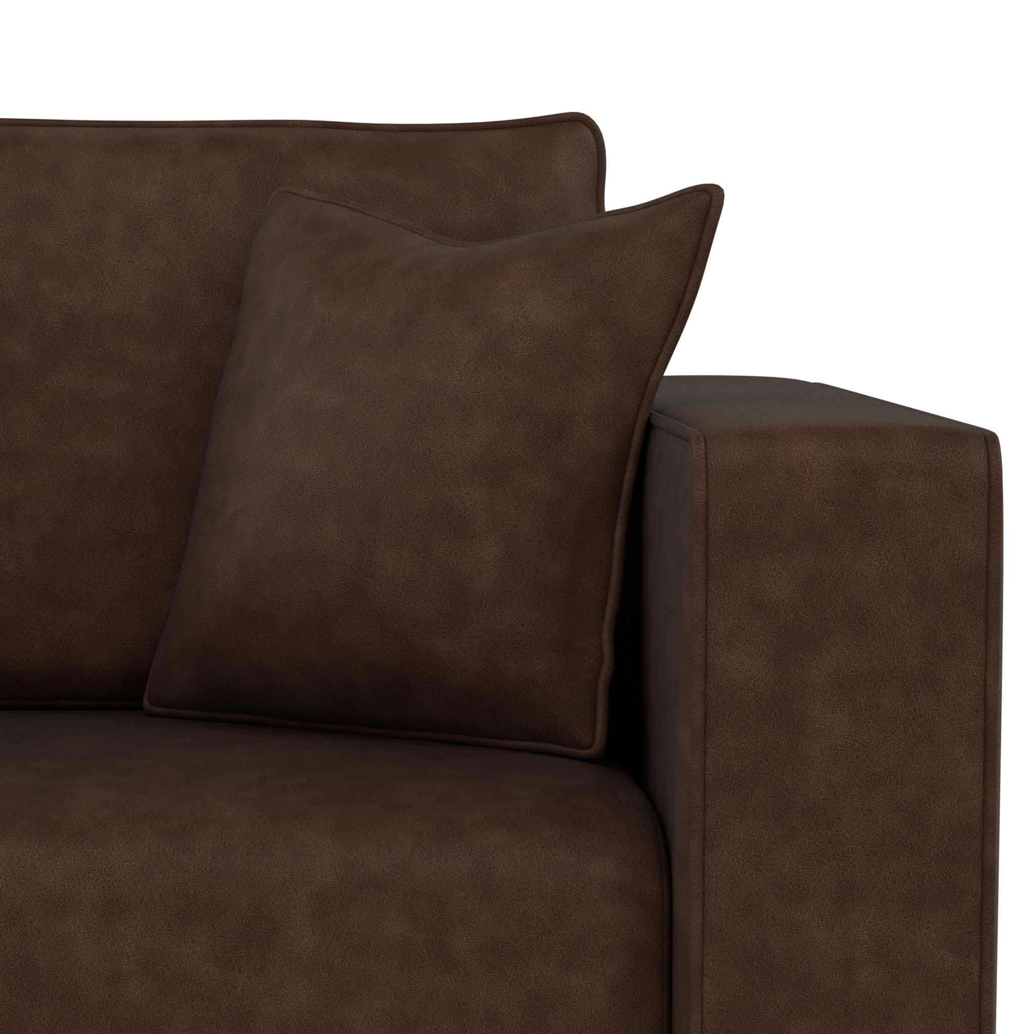 Topaze - fauteuil en simili - Marron