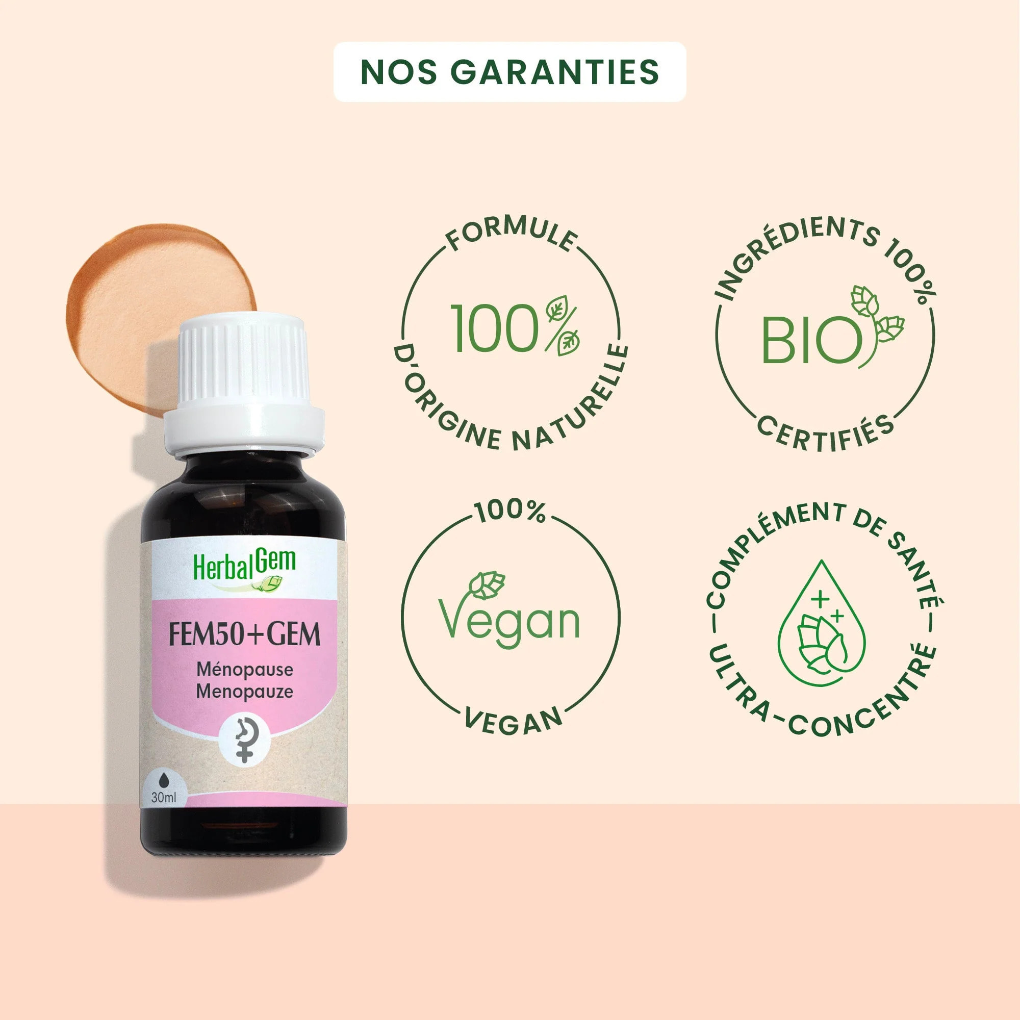 Herbalgem- FEM50+ - Bio - 30 ml