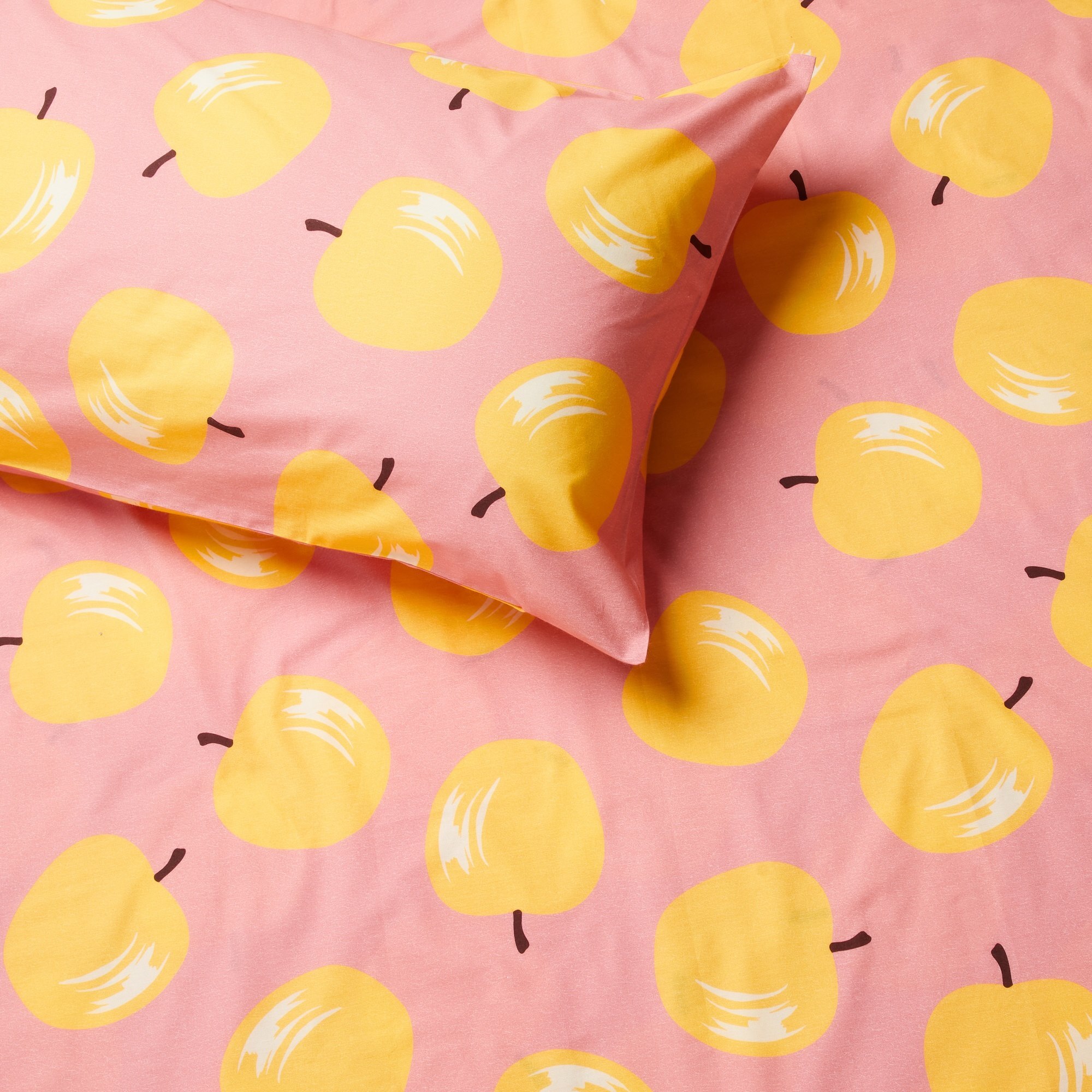 set de sabanas 4pcs cama doble: sabana encimera + sabana bajera + 2 fundas de almohada Benetton fruits