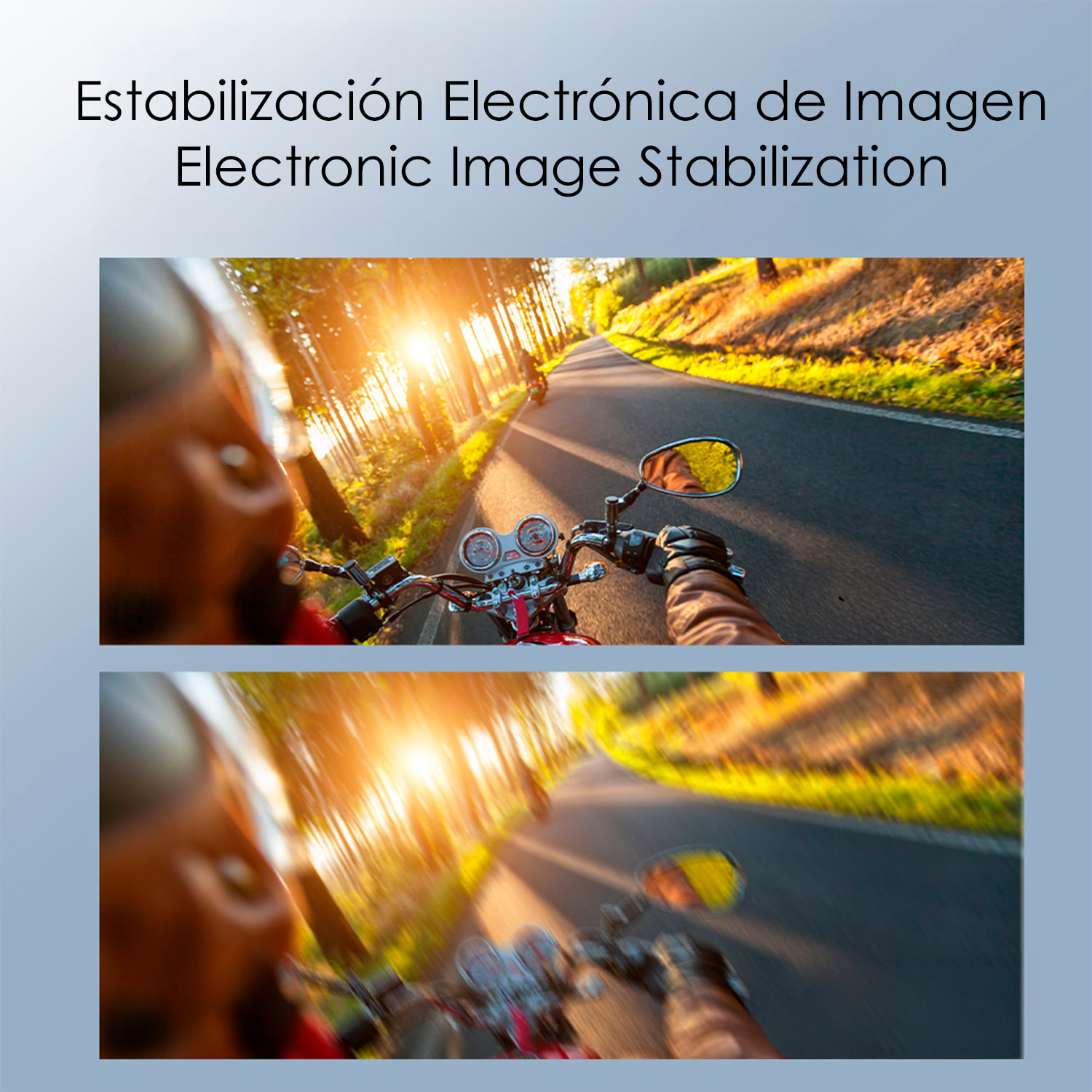 Cámara Deportiva M60 TR 5k 30fps con 47,5 mpx, doble pantalla de 2" y 1.3", estabilizador de imagen, multitud de accesorios y WIFI.