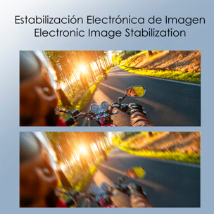 Cámara Deportiva M60 TR 5k 30fps con 47,5 mpx, doble pantalla de 2" y 1.3", estabilizador de imagen, multitud de accesorios y WIFI.