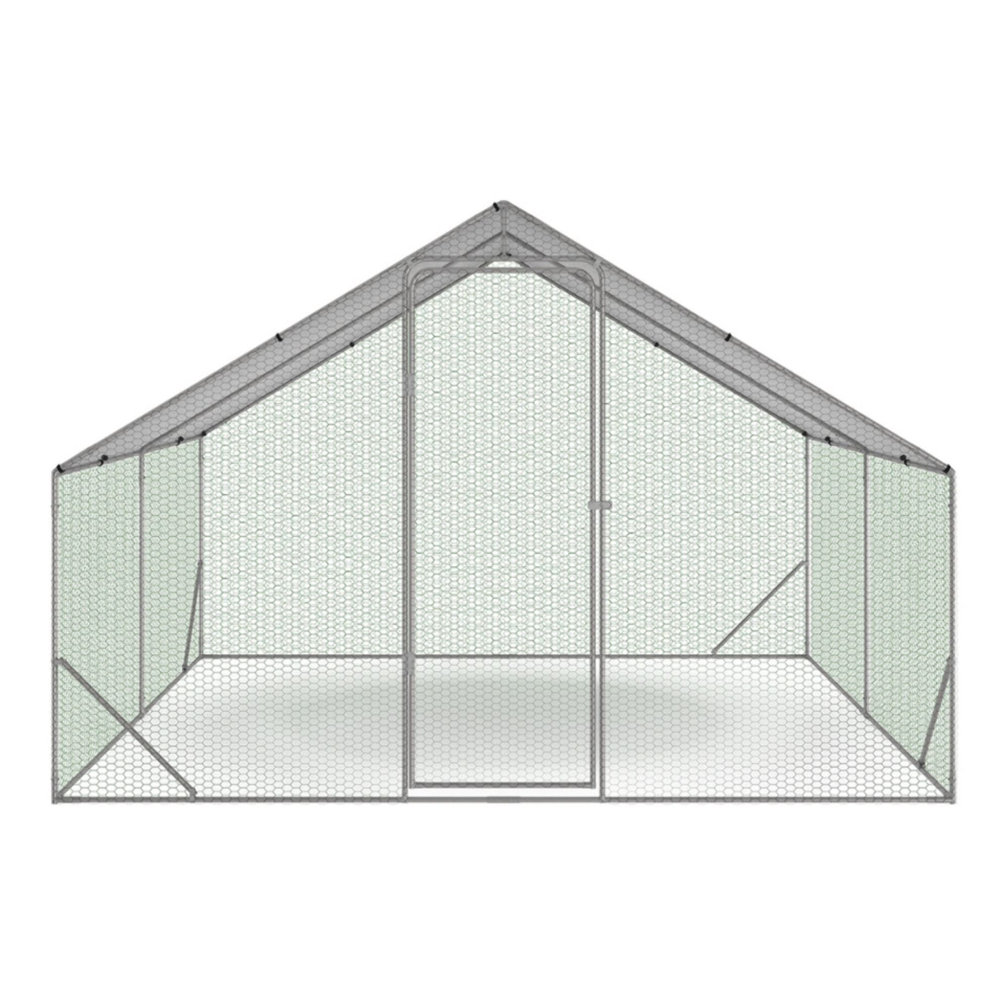 Enclos grillagé pour poules 9m² - 3x3m