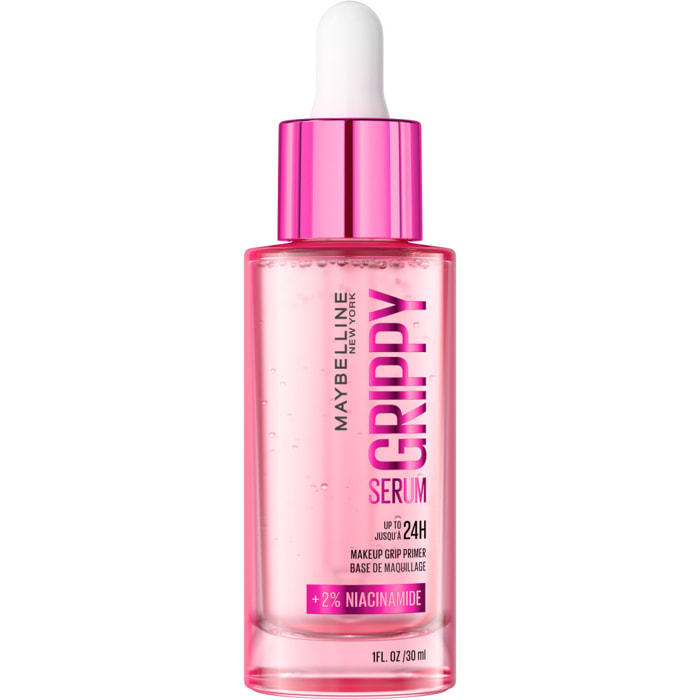 Maybelline New York Grippy Serum - Base perfectrice de teint - enrichie en niacinamide et aloe vera - 30 ml