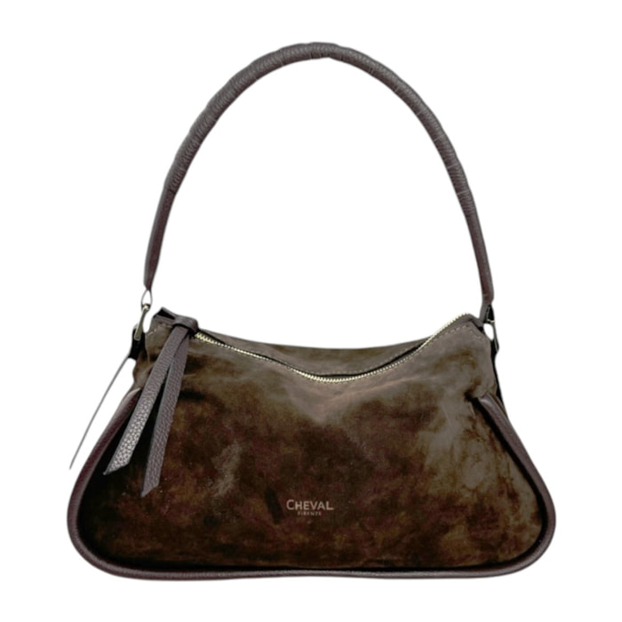 Bolso de Hombro Cheval Firenze Gea F/W Marrón Oscuro