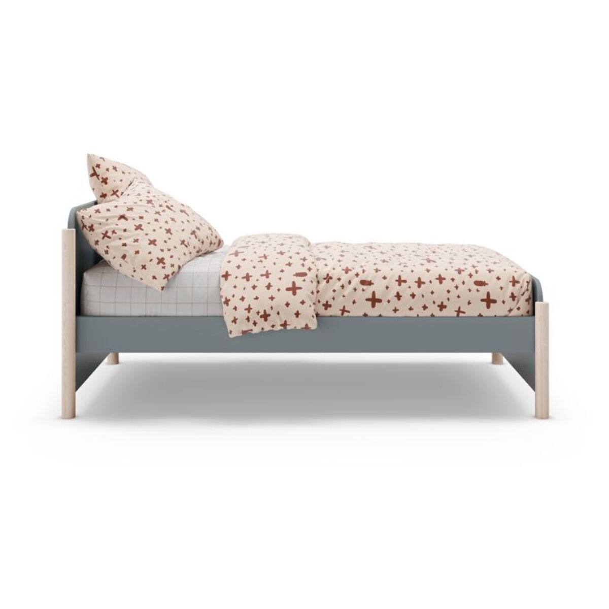 Cama juvenil Misty Dawn Verde Salvia - Oak Soft