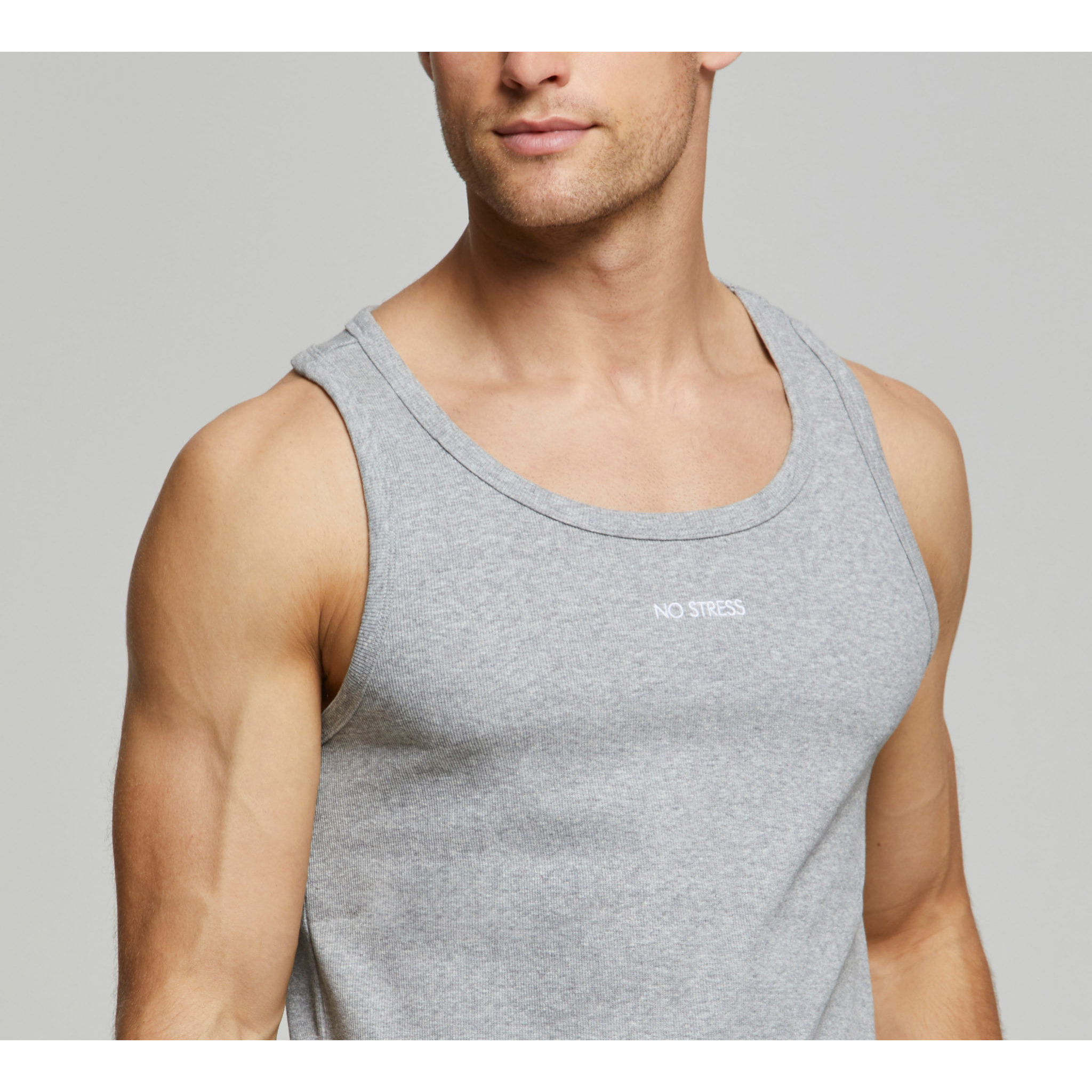 Canotta uomo no stress slim fit cotone