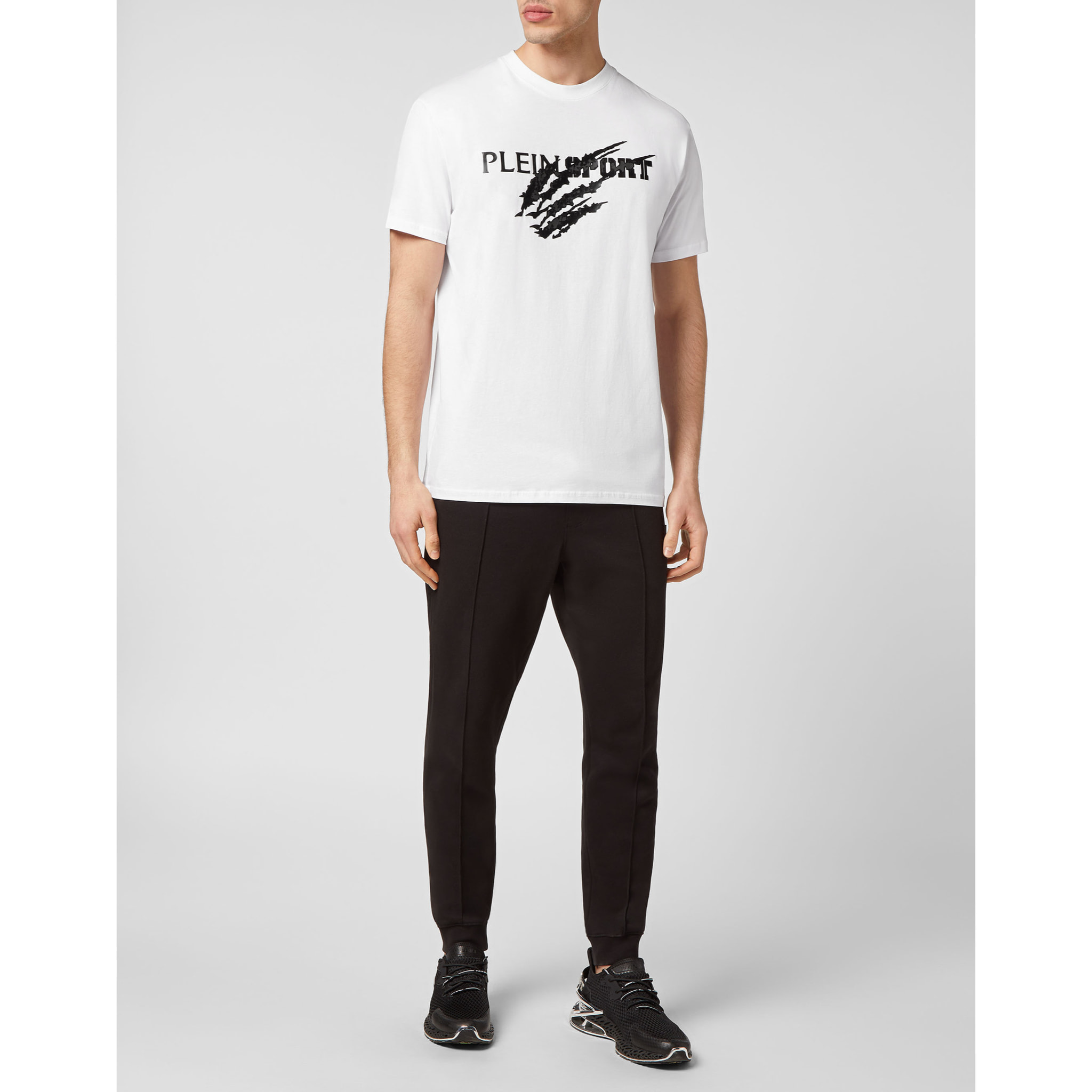 PLEIN SPORT Camiseta Cuello Redondo SCRATCH