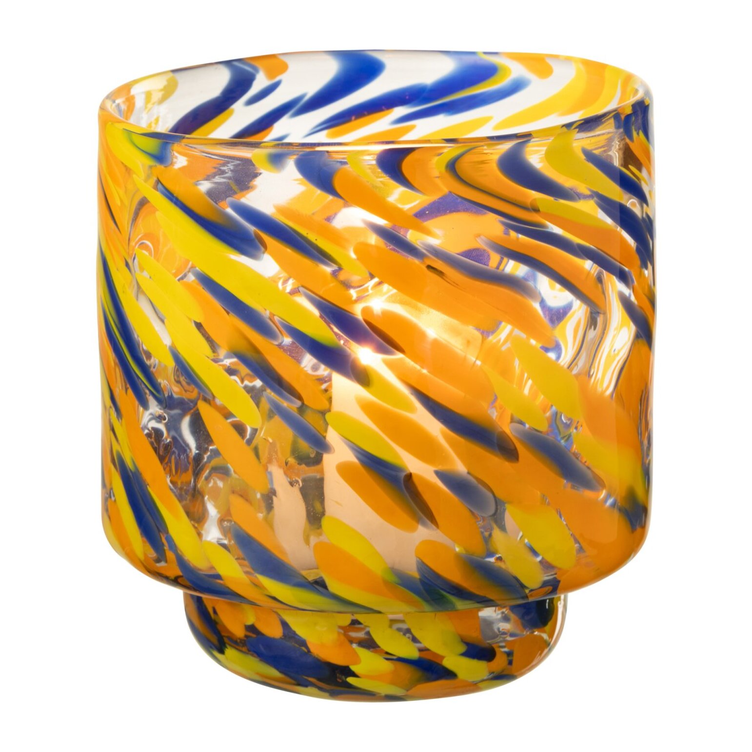 J-Line vase Arun - verre - mix - small - Ø 15 cm