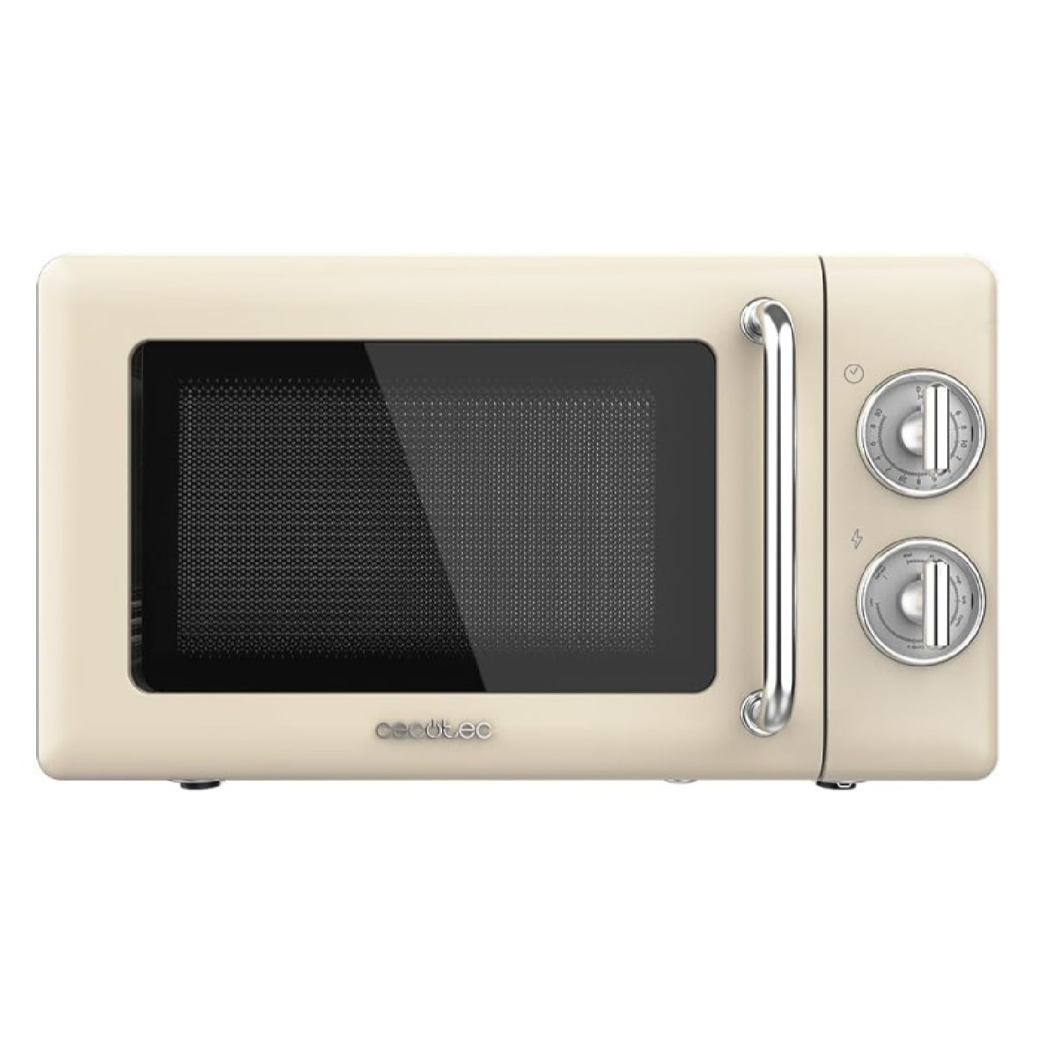 Cecotec Micro-ondes de 20 L avec grill ProClean 3110 Retro Beige