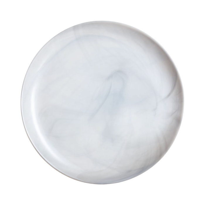 6 piatti grigi 25 cm Diwali Marble - Luminarc