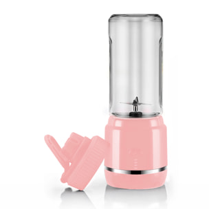 Batidora portátil HD-03-01 de 420 ml con potente motor de 240W y batería recargable de 4000mAh.