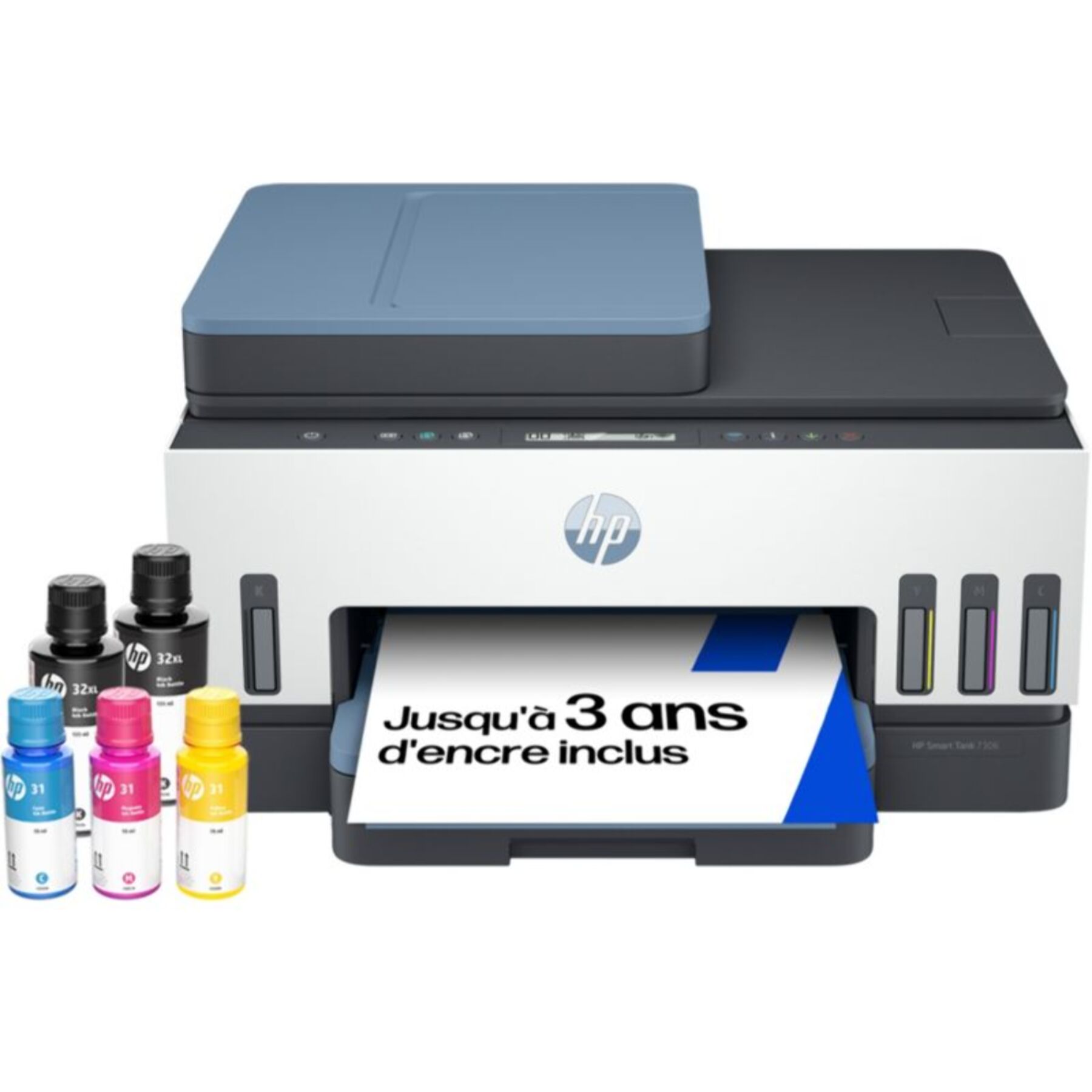 Imprimante jet d'encre HP Smart Tank 7306