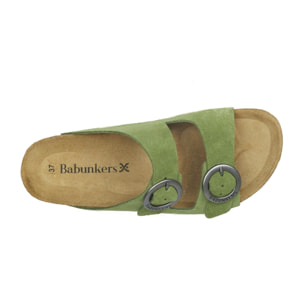 SANDALO BARCELONA BABUNKERS VERDE