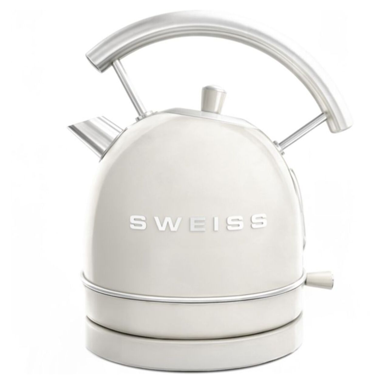 Grille-pain SWEISS + bouilloire vintage crème pack GRVKTL8