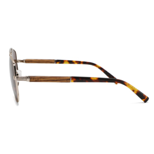Gafas de Sol Feler 1712-2 Polarizadas de Madera Unisex 58 mm
