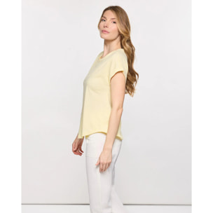 Camiseta Manga Corta Amarillo - Luma