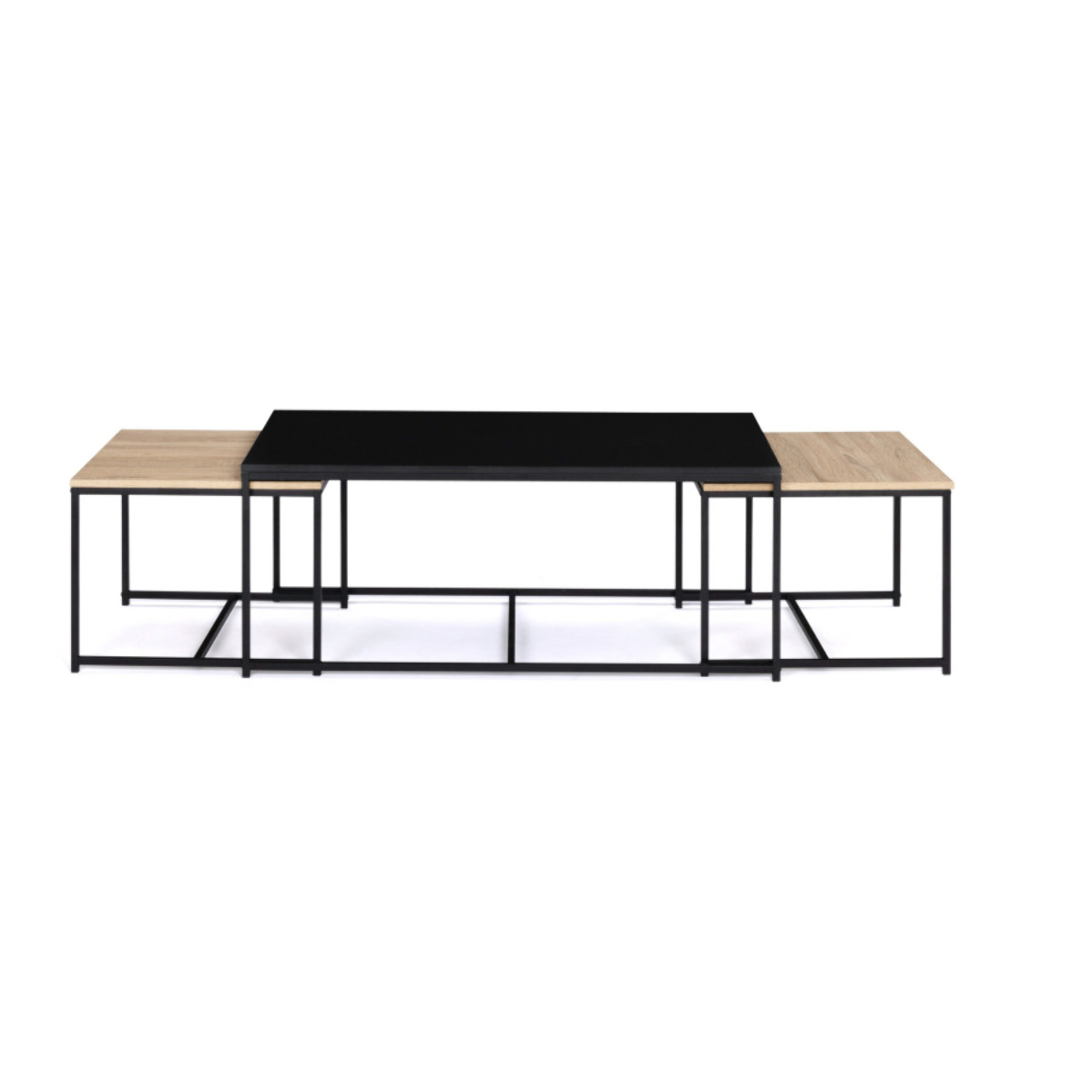 Table basse gigogne Manhattan - Lot de 3