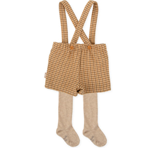 PANTALON BOMBACHO Y LEOTARDOS CANELA - Canela