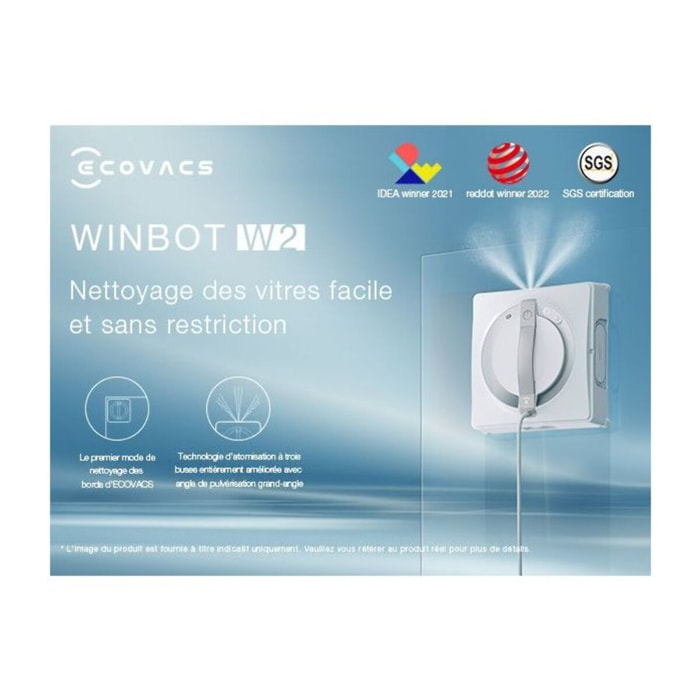 Robot Lave vitre ECOVACS Winbot W2 Omni