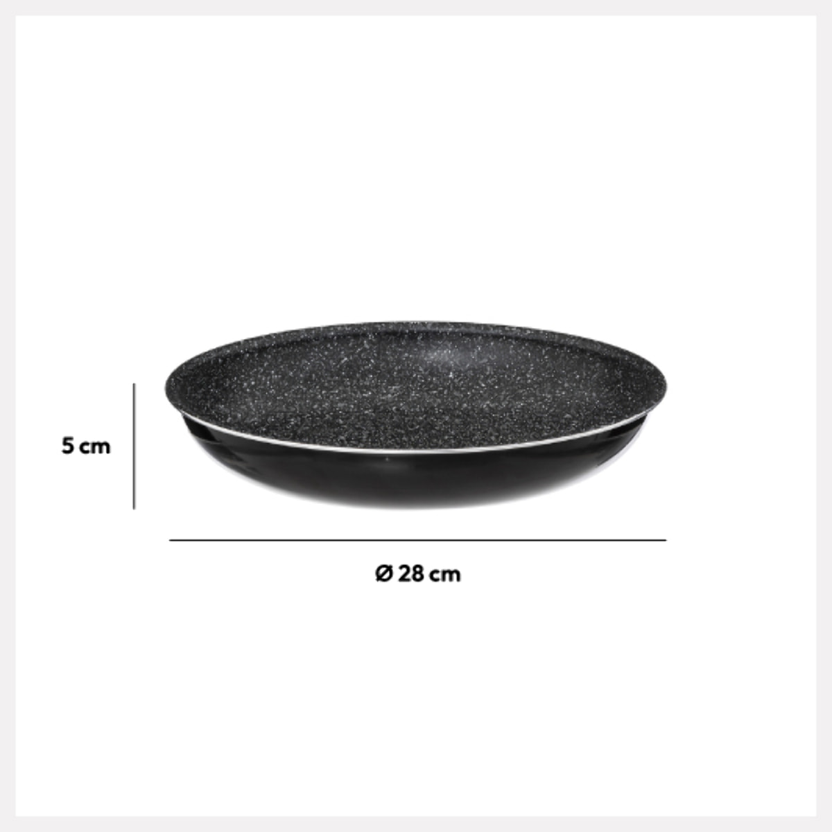 Poêle Aluminium pressé 28 cm Amovible