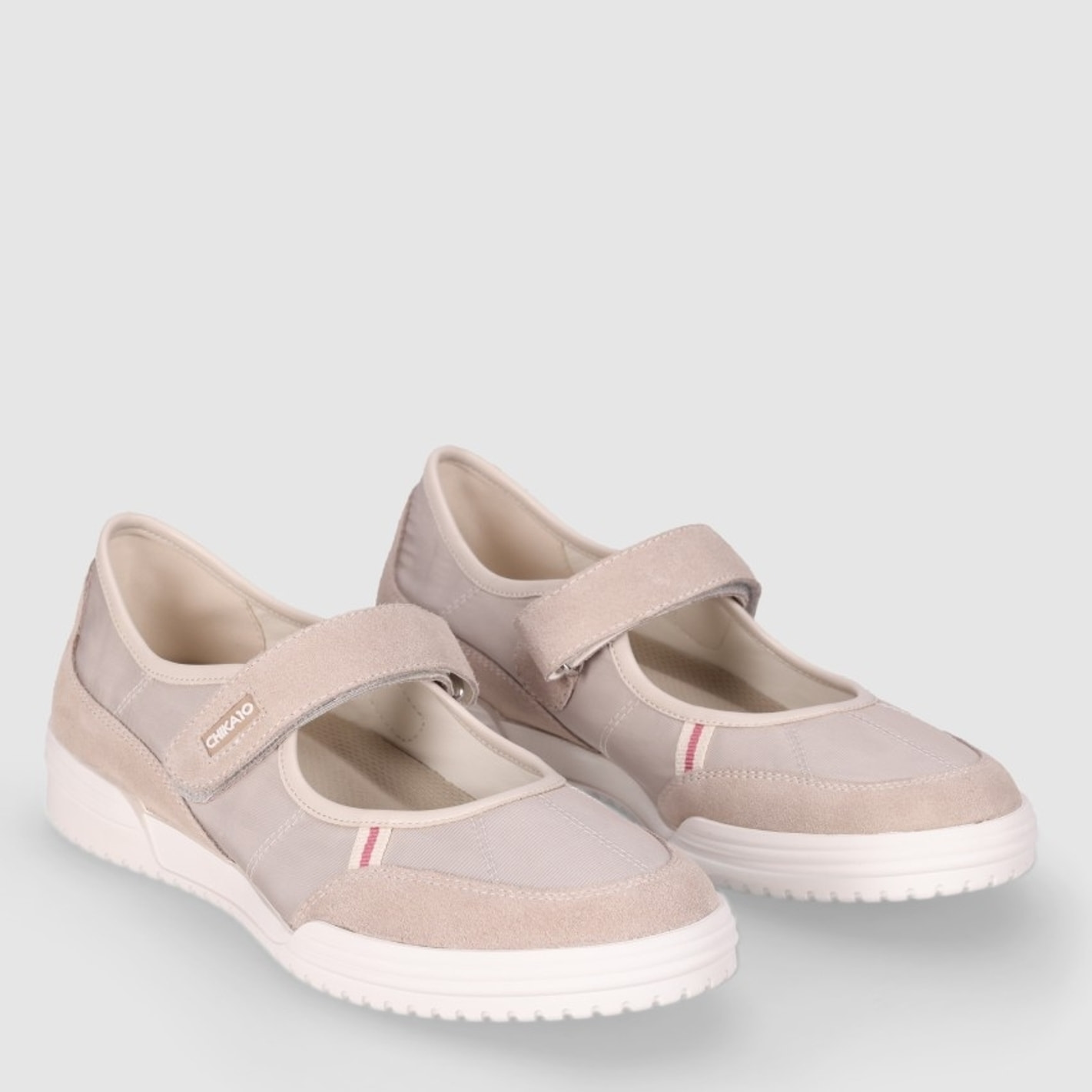 Zapatos de Tejido - Arena - Tacón: 1 cm