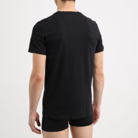 T-shirt Caleb - logo - coton biologique - noir