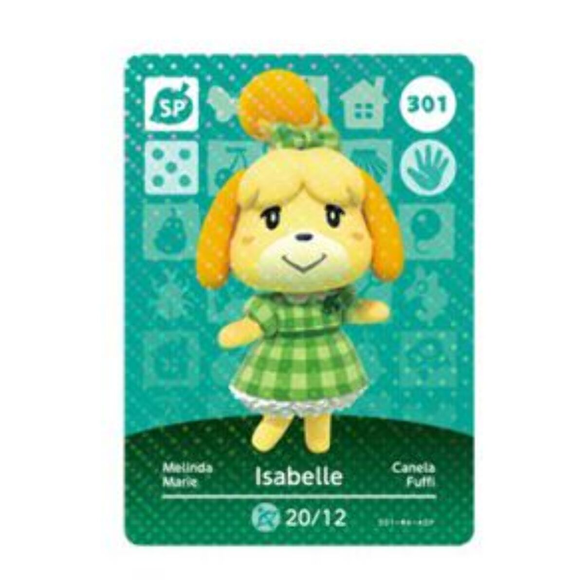 Pack cartes Amiibo NINTENDO 3 cartes Animal Crossing Série 4