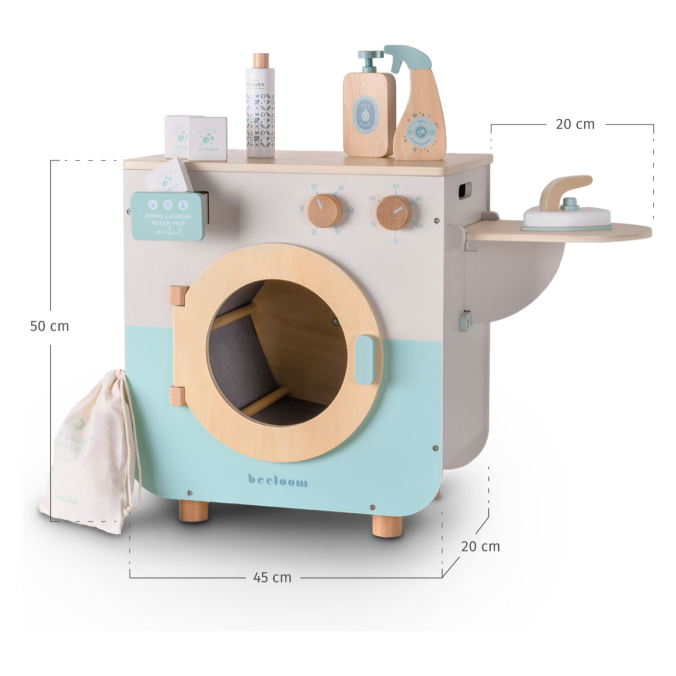 Lavadora de madera ECOLAUNDRY para niños