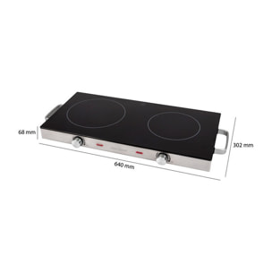Double plaques de cuisson infra Proficook PC-DKP 1211