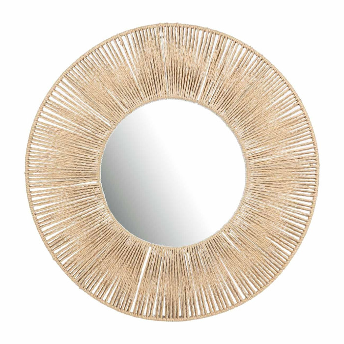 Miroir rond brodi naturalle 60cm