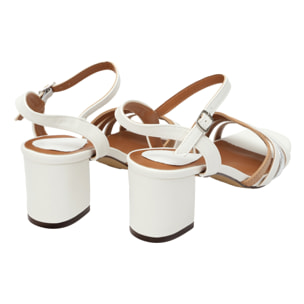 Sandali con cinturino regolabile - tacco 7,5 cm