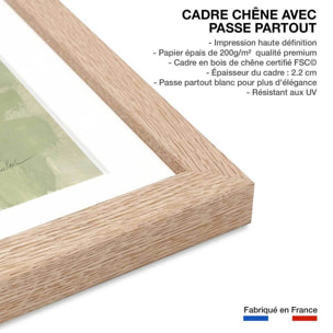Affiche Ambiance des îles Affiche sous cadre bois