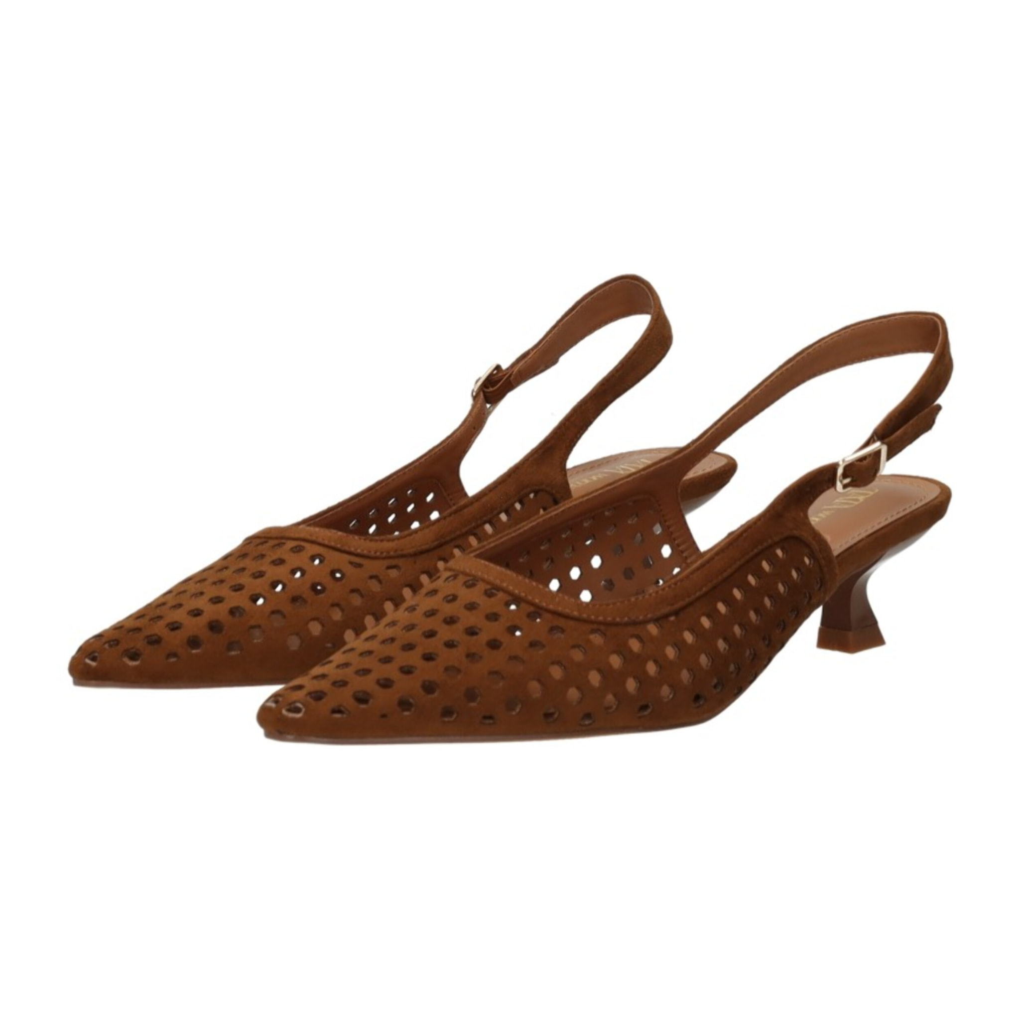 Décolleté sling back Donna Tata Italia Marrone