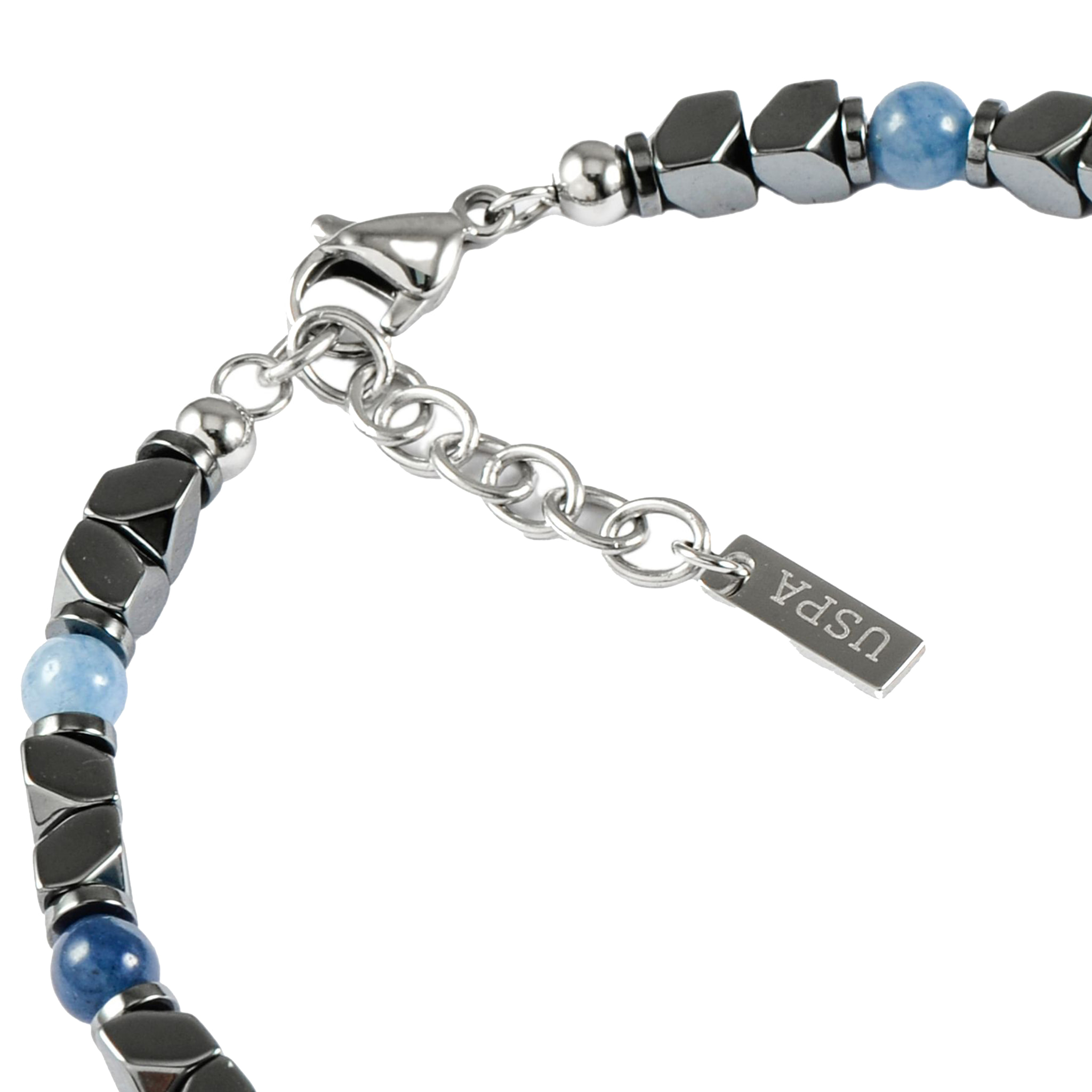 Bracciale U.S. Polo Assn. In acciaio con pietre