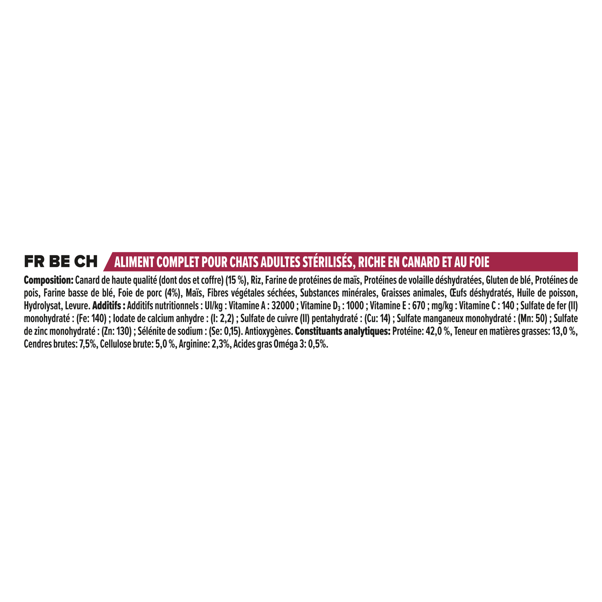 PRO PLAN Sterilised Adult SAVOURY DUO Canard et Foie 3kg