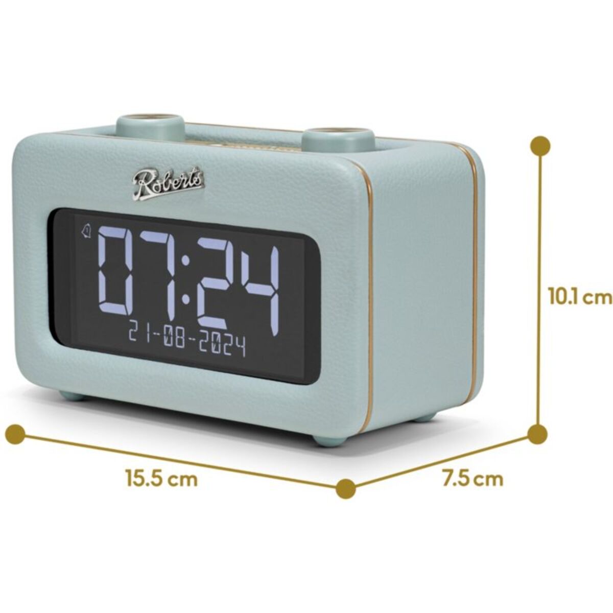 Radio réveil ROBERTS ECRAN LCD REVIVAL REST BLEU CIEL