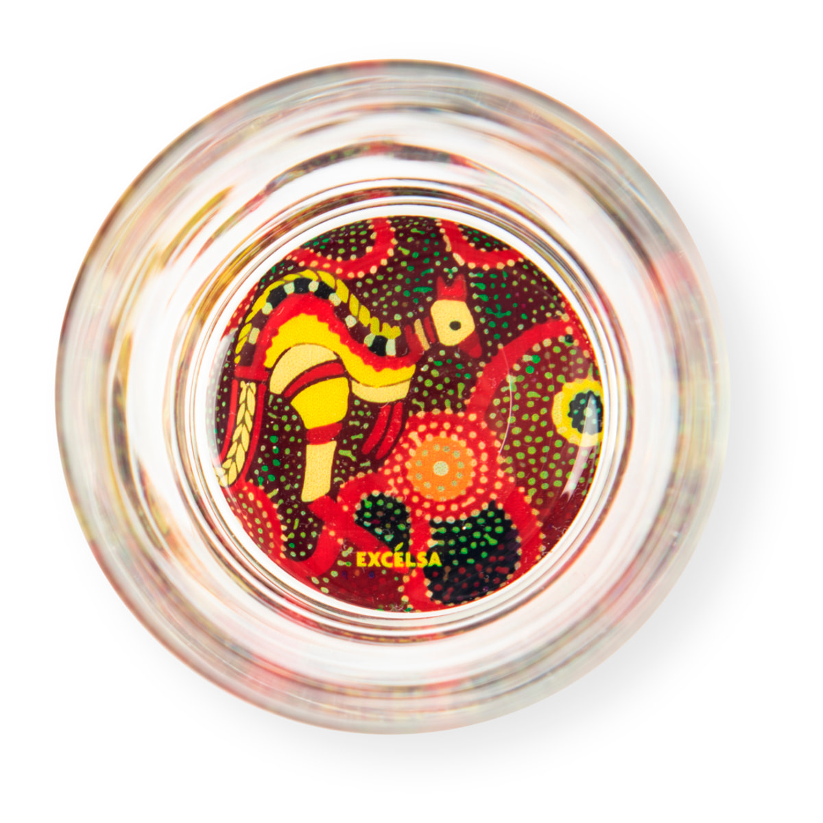 Set 6 Bicchieri Excelsa – Aboriginal, Vetro Multicolore